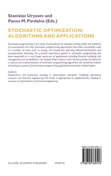 Produktbild: Stochastic Optimization