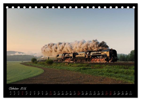 Produktbild: Faszination Dampflokomotive (Tischkalender 2026 DIN A5 quer), CALVENDO Monatskalender