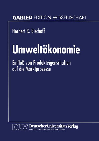 Produktbild: Umwelt&ouml;konomie