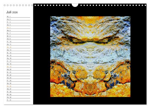 Produktbild: LiTH-Os Antlitze des Sandsteins von ID AD Art Gabi Zapf (Wandkalender 2026 DIN A3 quer), CALVENDO Monatskalender