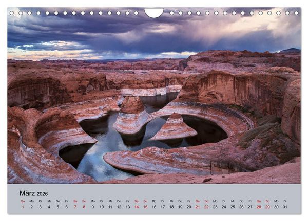Produktbild: Magische Landschaften - Unterwegs im S&uuml;dwesten der USA (Wandkalender 2026 DIN A4 quer), CALVENDO Monatskalender