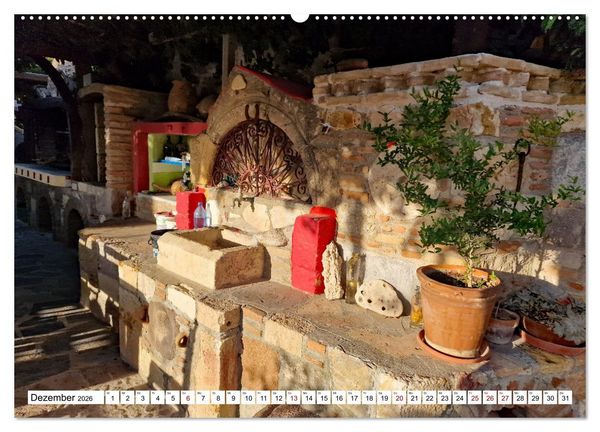Produktbild: Traditionshaus auf Kos (Wandkalender 2026 DIN A2 quer), CALVENDO Monatskalender