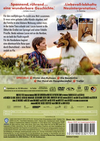 Lassie Eine Abenteuerliche Reise Von Hanno Olderdissen Dvd 