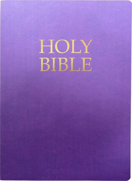 Produktbild: Kjver Holy Bible, Large Print, Royal Purple Ultrasoft