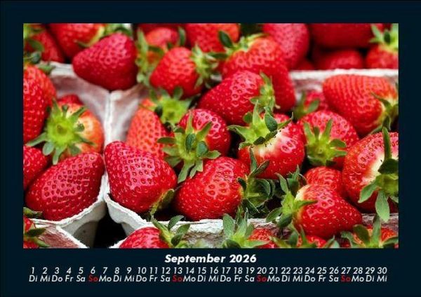 Produktbild: Obstkalender 2026 Fotokalender DIN A5