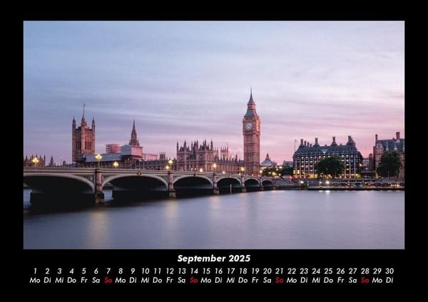 Produktbild: London 2025 Fotokalender DIN A3