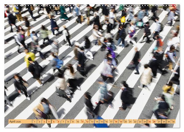 Produktbild: Impressionen aus Tokio, der Megastadt im Land der aufgehenden Sonne (hochwertiger Premium Wandkalender 2026 DIN A2 quer), Kunstdruck in Hochglanz