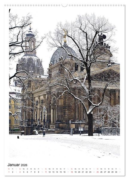 Produktbild: Bilder aus Dresden (Wandkalender 2026 DIN A2 hoch), CALVENDO Monatskalender
