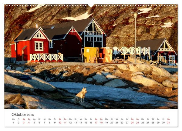 Produktbild: Gr&ouml;nland Bizarre Eiswelt um Ilulissat (hochwertiger Premium Wandkalender 2026 DIN A2 quer), Kunstdruck in Hochglanz