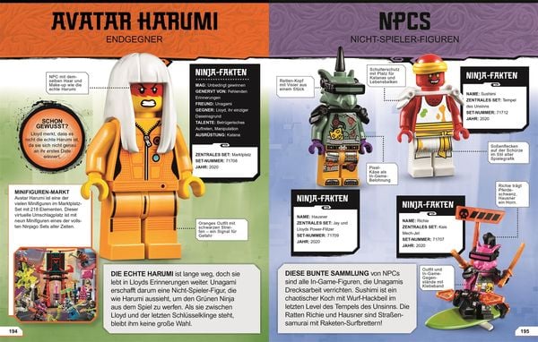 Produktbild: LEGO&reg; NINJAGO&reg; Lexikon der Minifiguren. Neuausgabe