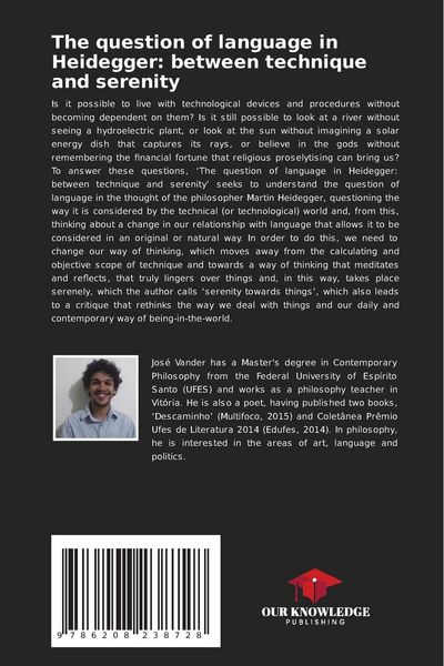 Produktbild: The question of language in Heidegger: between technique and serenity