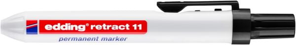 EDDING Permanent Marker retract 11, schwarz