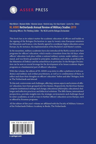 Produktbild: NL ARMS Netherlands Annual Review of Military Studies 2019