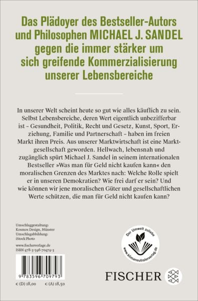 Produktbild: Was man f&uuml;r Geld nicht kaufen kann