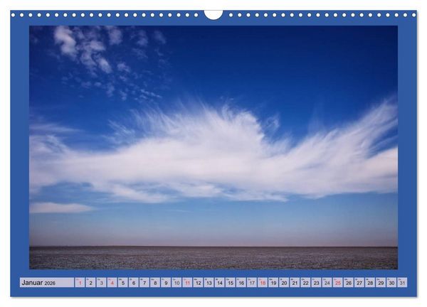 Produktbild: B&uuml;sum an der Nordsee (Wandkalender 2026 DIN A3 quer), CALVENDO Monatskalender