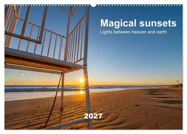 Produktbild: Magical sunsets. Lights between heaven and earth (Wall Calendar 2027 DIN A2 landscape), CALVENDO 12 Month Wall Calendar