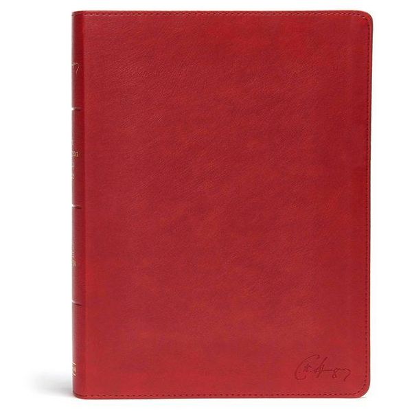Produktbild: KJV Spurgeon Study Bible, Crimson Leathertouch