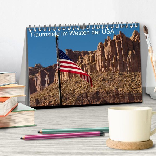Produktbild: Traumlandschaften im Westen der USA (Tischkalender 2026 DIN A5 quer), CALVENDO Monatskalender