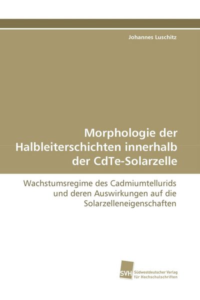 Produktbild: Morphologie der Halbleiterschichten innerhalb der CdTe-Solarzelle