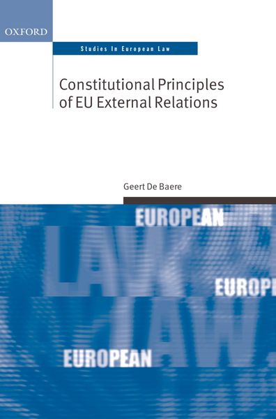 Produktbild: Constitutional Principles of EU External Relations