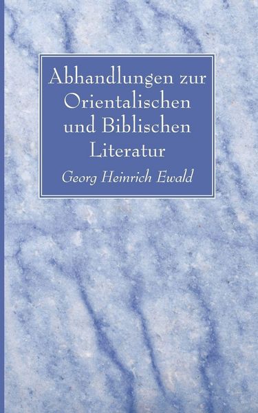 Produktbild: Abhandlungen zur Orientalischen und Biblischen Literatur