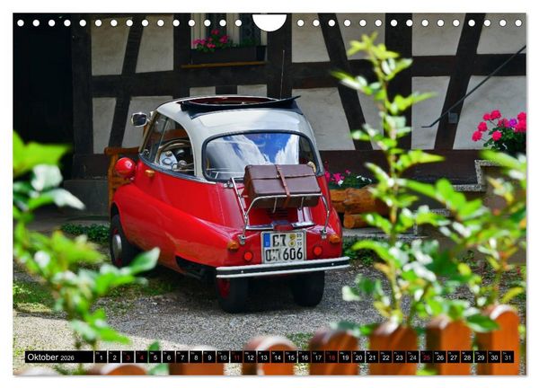 Produktbild: BMW Isetta - Die Knutschkugel (Wandkalender 2026 DIN A4 quer), CALVENDO Monatskalender