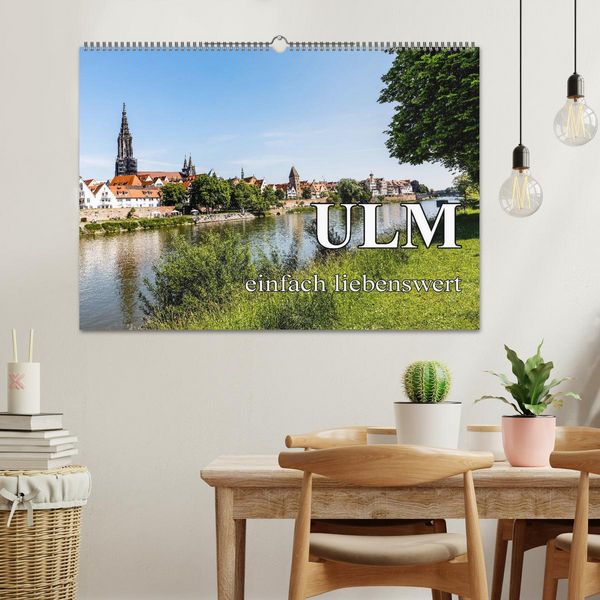 Produktbild: Ulm einfach liebenswert (Wandkalender 2026 DIN A2 quer), CALVENDO Monatskalender