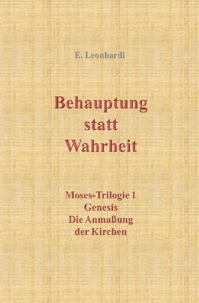Produktbild: Moses-Trilogie / Behauptung statt Wahrheit
