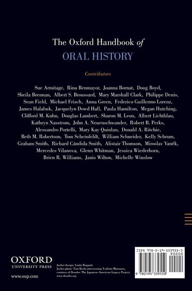 Produktbild: Oxford Handbook of Oral History