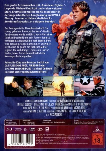Produktbild: Black Thunder - Uncut/Limitiertes Mediabook (Blu-ray + DVD)
