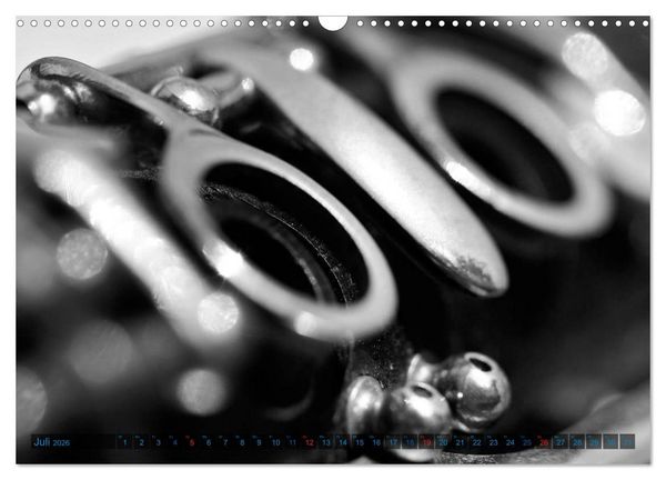 Produktbild: Klarinette - close up (Wandkalender 2026 DIN A3 quer), CALVENDO Monatskalender
