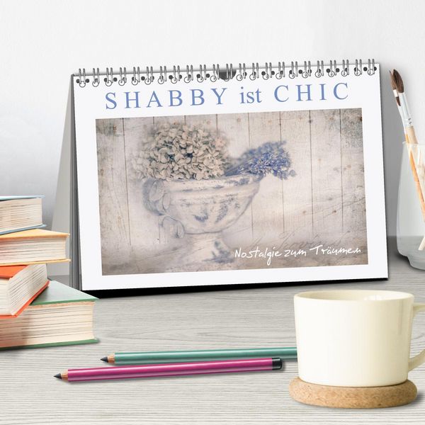 Produktbild: Shabby ist Chic (Tischkalender 2026 DIN A5 quer), CALVENDO Monatskalender