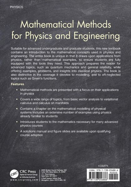 Produktbild: Mathematical Methods for Physics and Engineering