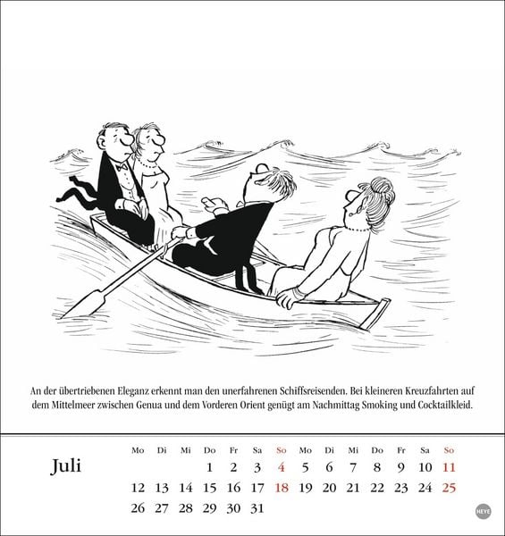 Produktbild: Loriot Postkartenkalender 2027