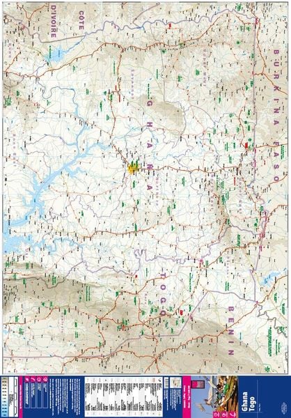 Produktbild: Reise Know-How Landkarte Ghana, Togo (1:600.000)