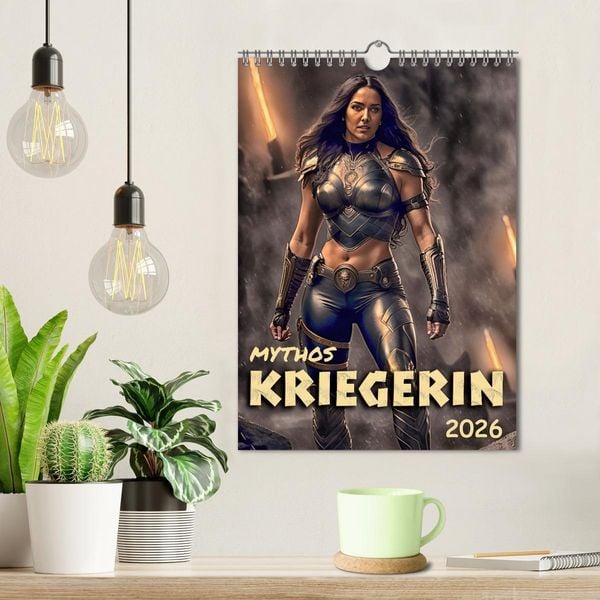 Produktbild: Mythos Kriegerin (Wandkalender 2026 DIN A4 hoch), CALVENDO Monatskalender
