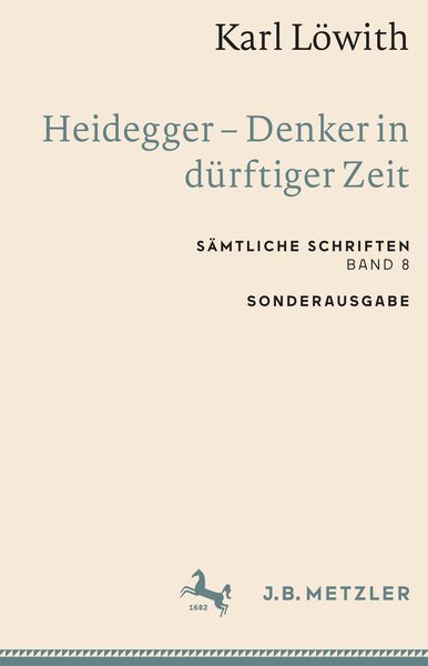 Produktbild: Karl L&ouml;with: Heidegger &ndash; Denker in d&uuml;rftiger Zeit
