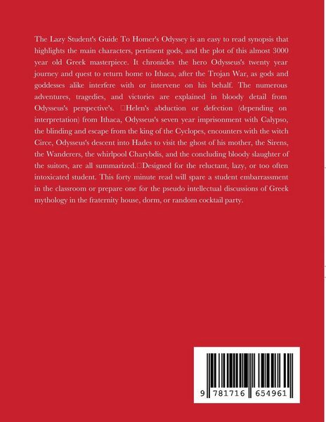 Produktbild: The Lazy Student's Guide To Homer's Odyssey