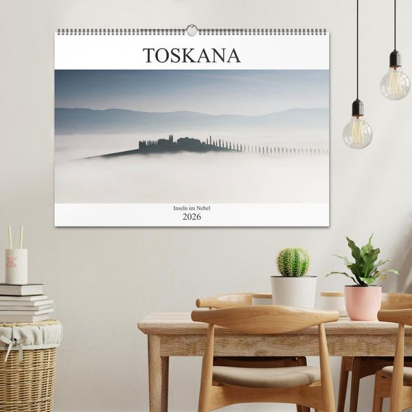 Produktbild: Toskana - Inseln im Nebel (Wandkalender 2026 DIN A2 quer), CALVENDO Monatskalender