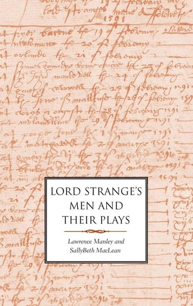 Produktbild: Lord Strange's Men and Their Plays