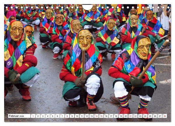 Produktbild: Fasnet in Oberschwaben und auf der Alb (Wandkalender 2026 DIN A4 quer), CALVENDO Monatskalender