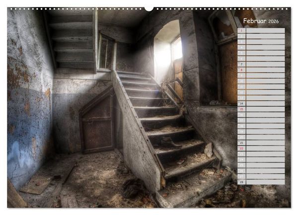 Produktbild: Lost Places - verlassene Orte (Wandkalender 2026 DIN A2 quer), CALVENDO Monatskalender