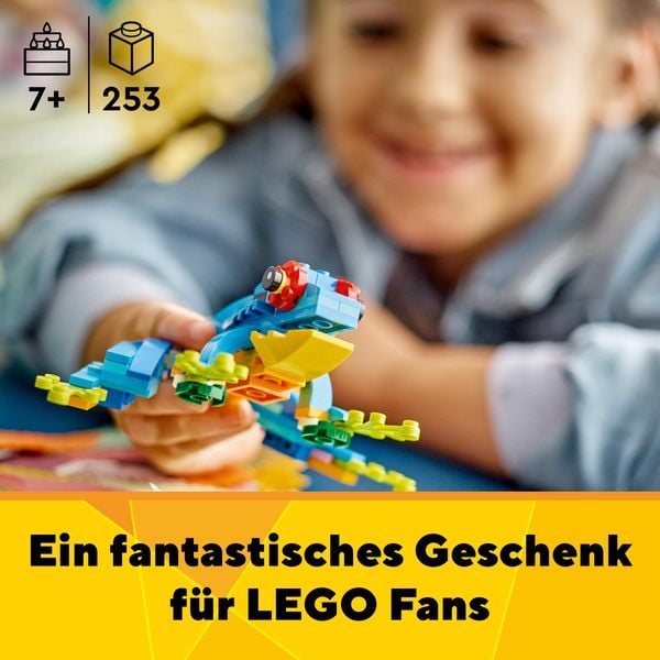 LEGO Creator 3in1 31136 Exotischer Papagei Tier-Spielzeug-Set