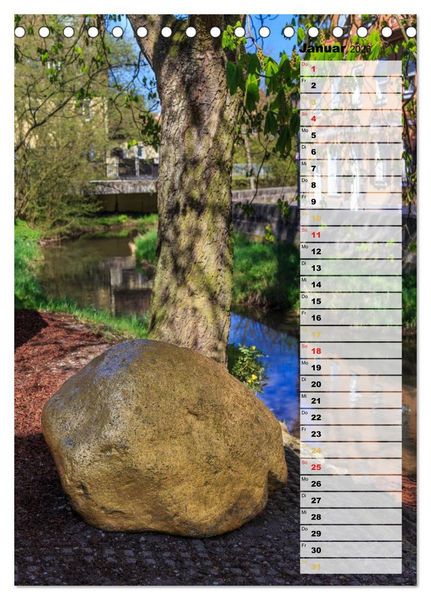 Produktbild: Schwabach Geburtstagskalender (Tischkalender 2026 DIN A5 hoch), CALVENDO Monatskalender