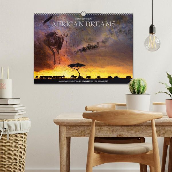 Produktbild: Emotionale Momente: African Dreams (Wandkalender 2026 DIN A3 quer), CALVENDO Monatskalender