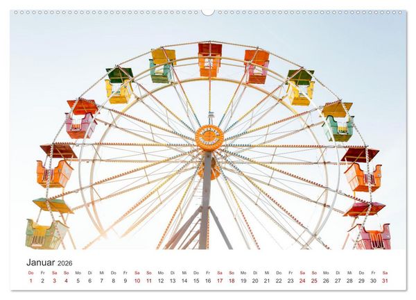 Produktbild: Riesenr&auml;der - Ein Spa&szlig; f&uuml;r jung und alt. (hochwertiger Premium Wandkalender 2026 DIN A2 quer), Kunstdruck in Hochglanz