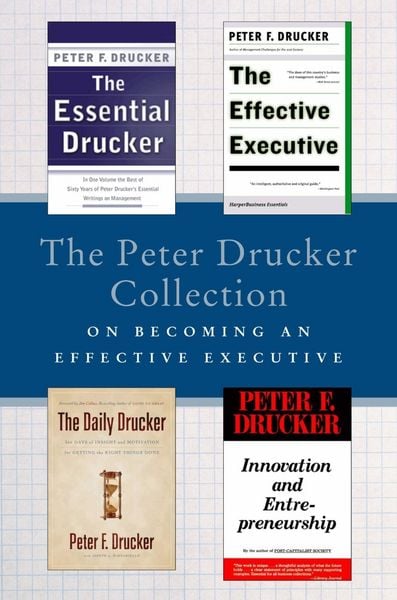 Produktbild: The Peter Drucker Collection on Becoming An Effective Executive