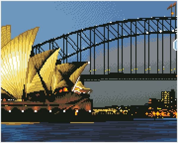 Produktbild: DIAMOND DOTZ - Diamond Painting Sydney bei Nacht