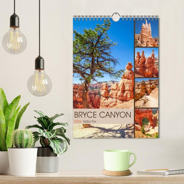 Produktbild: BRYCE CANYON Natur Pur (Wandkalender 2026 DIN A4 hoch), CALVENDO Monatskalender
