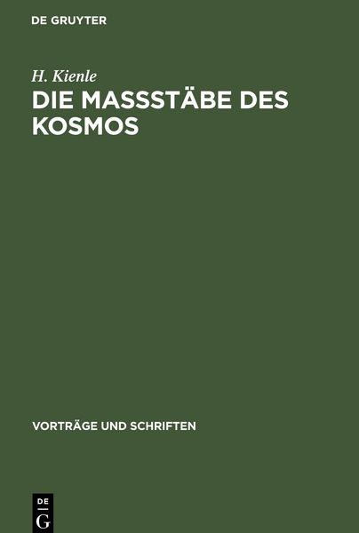 Produktbild: Die Ma&szlig;st&auml;be des Kosmos